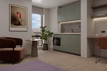 1 bed studio, Dunedin Street, Cannonmills, Edinburgh, EH74JG - Image 15